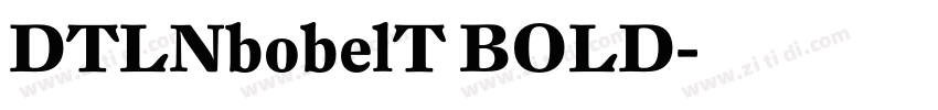 DTLNbobelT BOLD字体转换